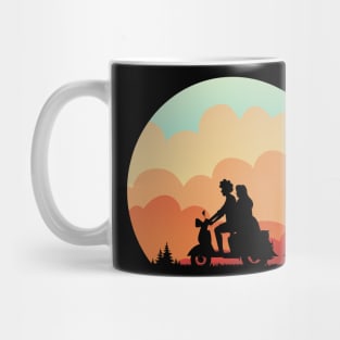 Vespa couple of love Mug